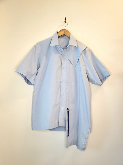 Asymmetric Blue Shirt