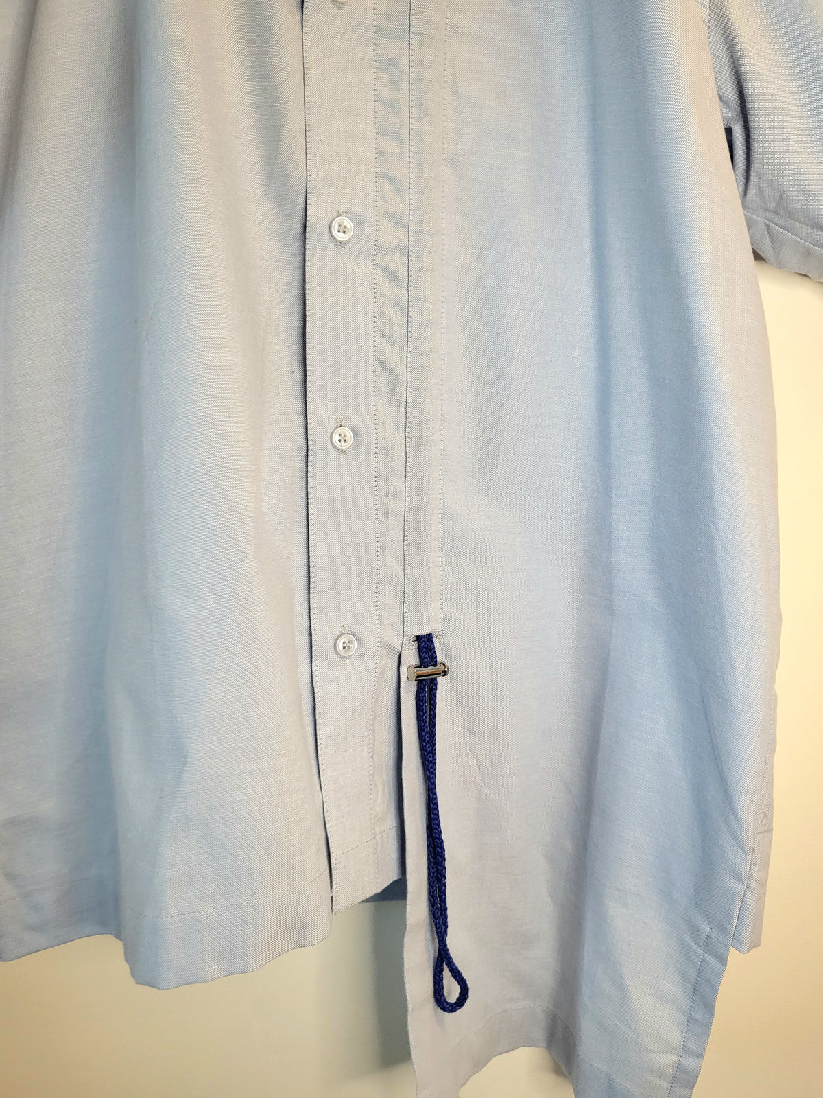 Asymmetric Blue Shirt