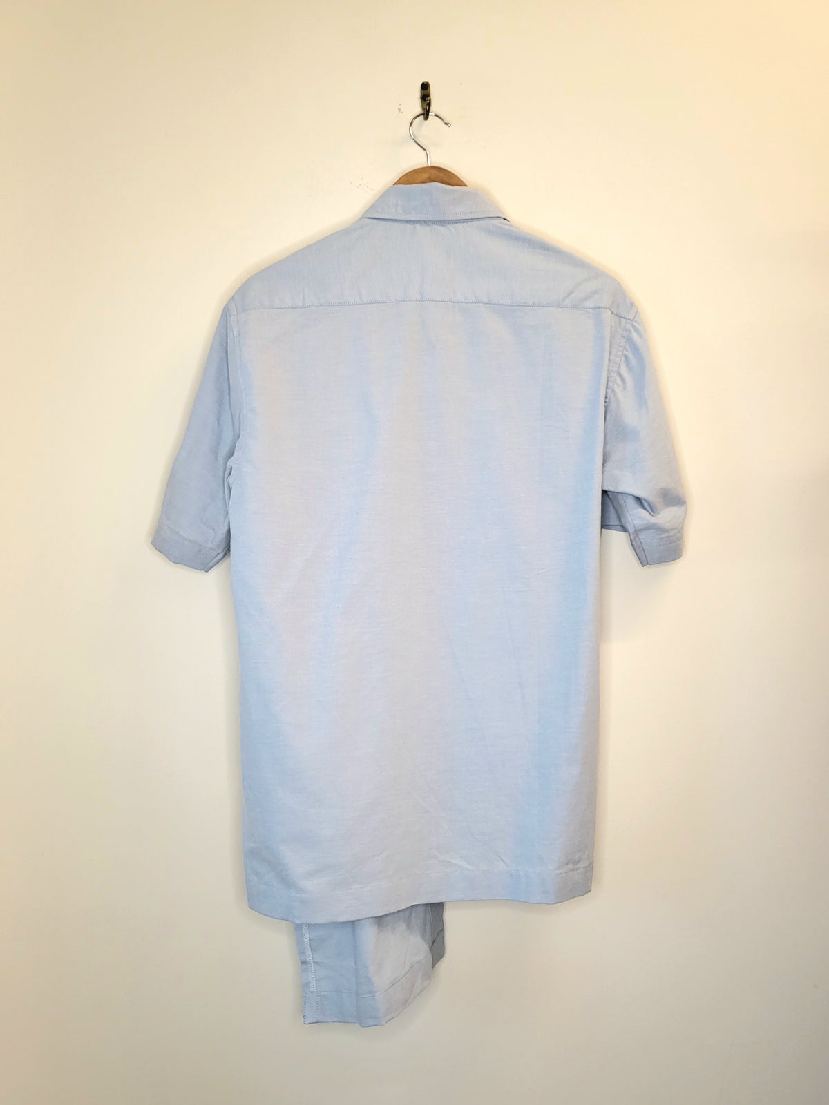 Asymmetric Blue Shirt