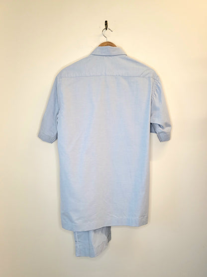 Asymmetric Blue Shirt