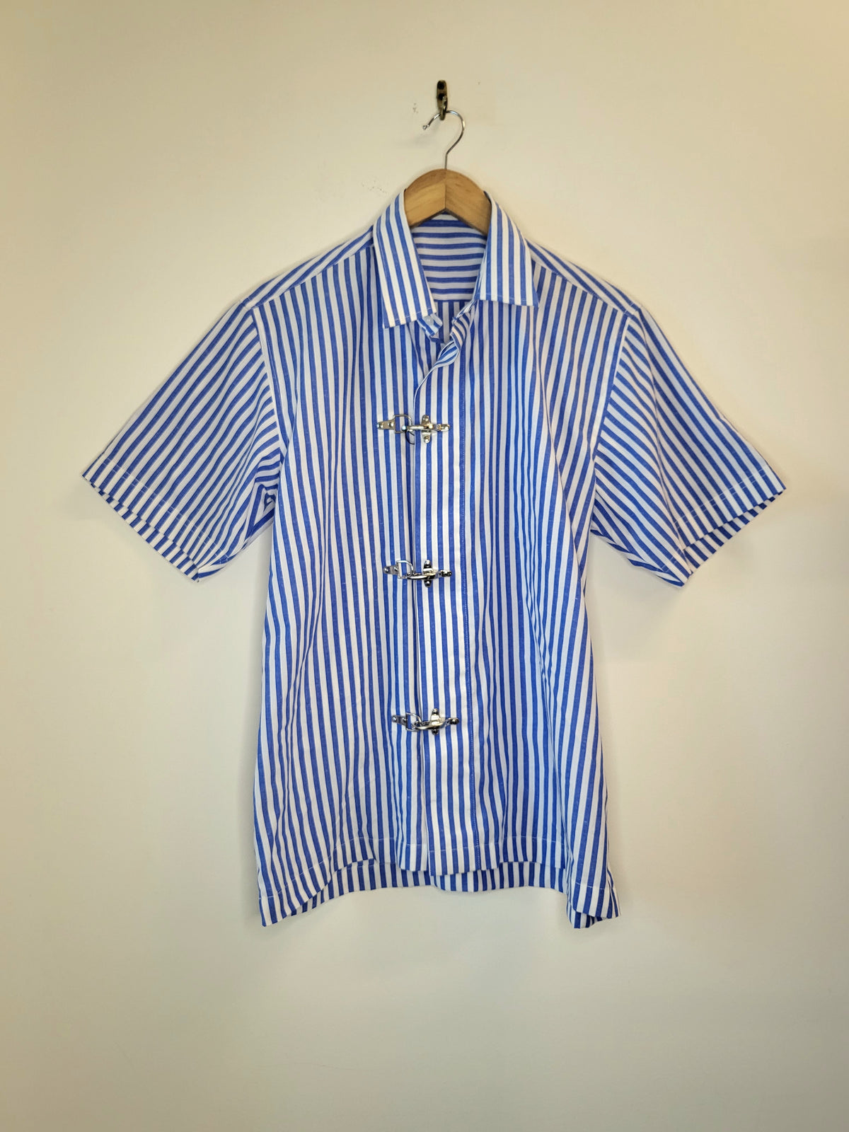 Striped Blue and White Cotton Shirt