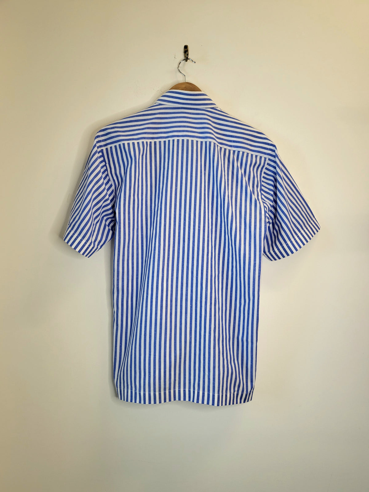 Striped Blue and White Cotton Shirt