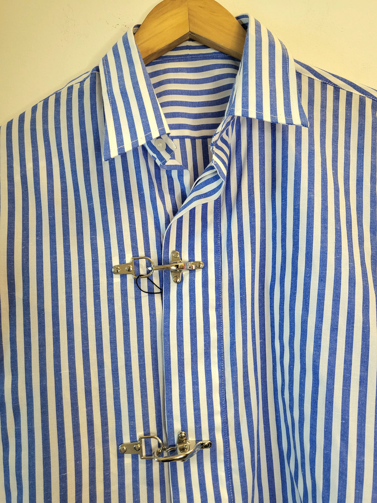 Striped Blue and White Cotton Shirt