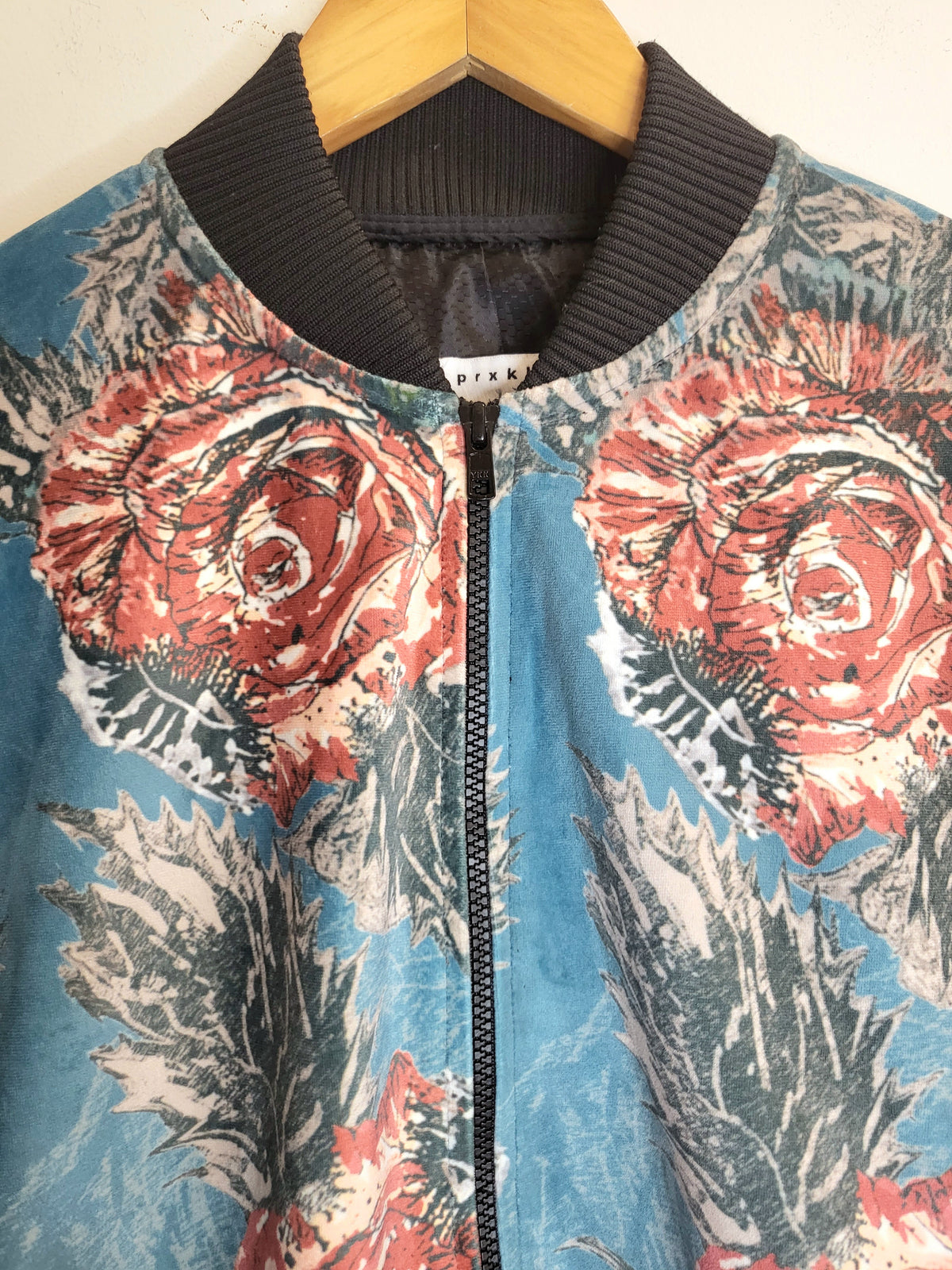 PRKHR Velour Bomber Jacket