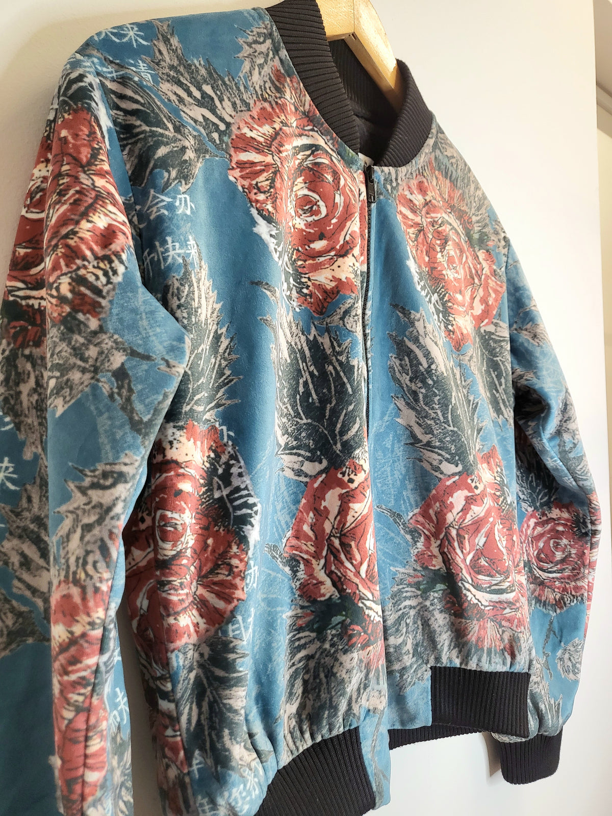 PRKHR Velour Bomber Jacket