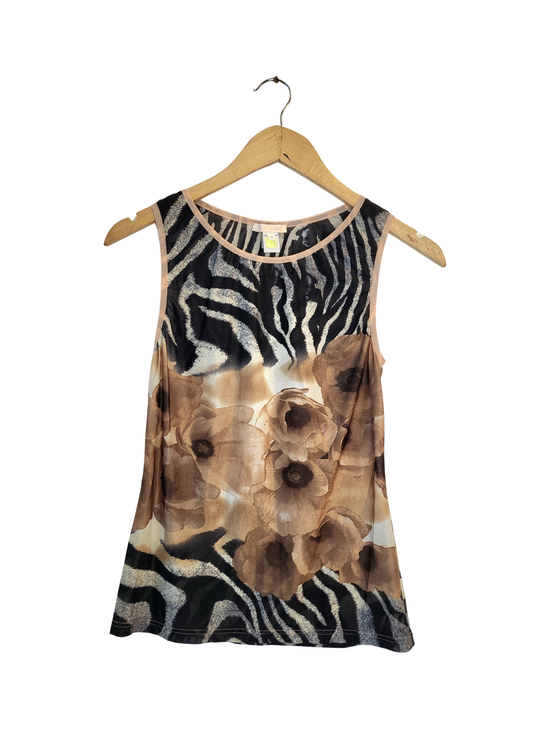 Roberto Cavalli Fitted Mesh Top