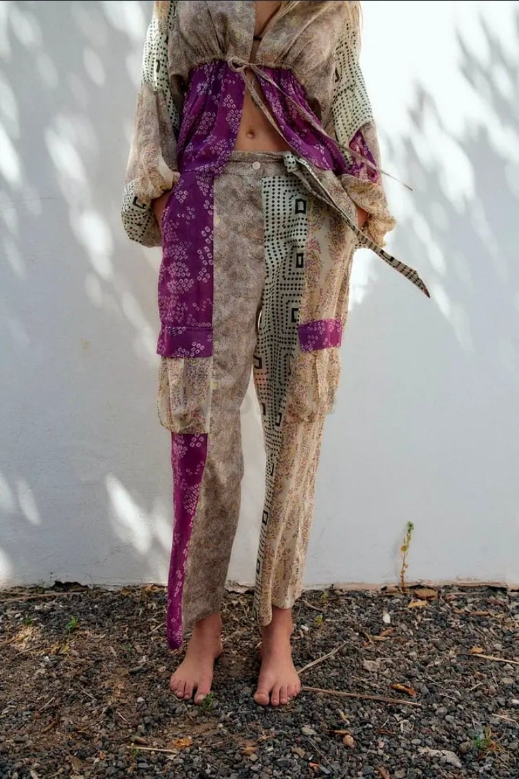 Zara Patchwork Boho Co-ord Set