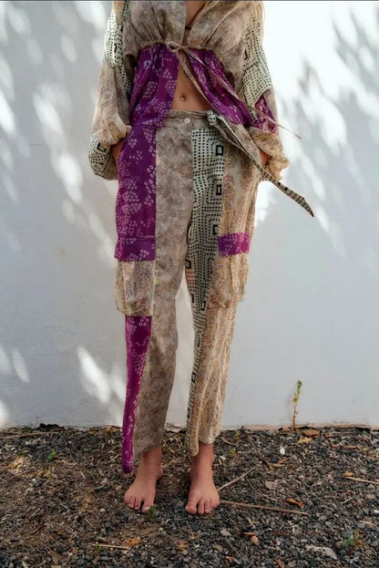 Zara Patchwork Boho Co-ord Set