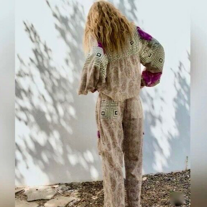 Zara Patchwork Boho Co-ord Set