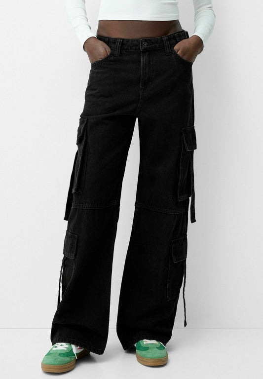 Bershka Utility Cargo Jeans