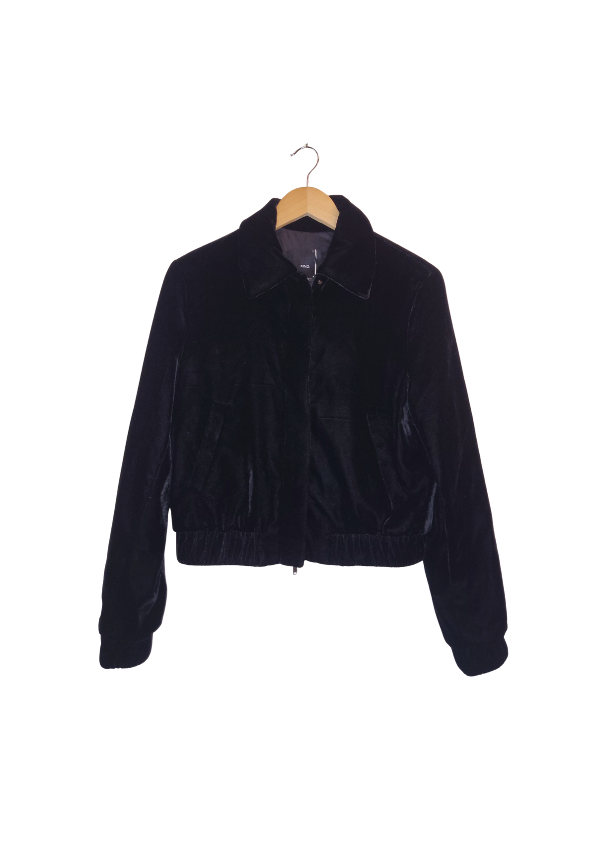 Mango Velvet Bomber Jacket