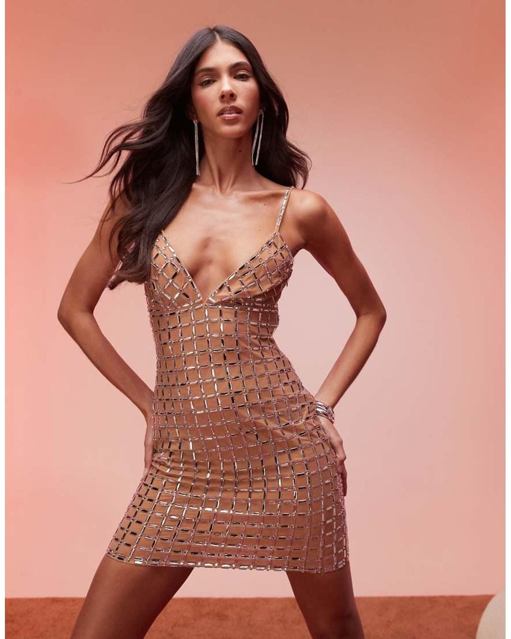 Oh Polly Rhinestone Dress