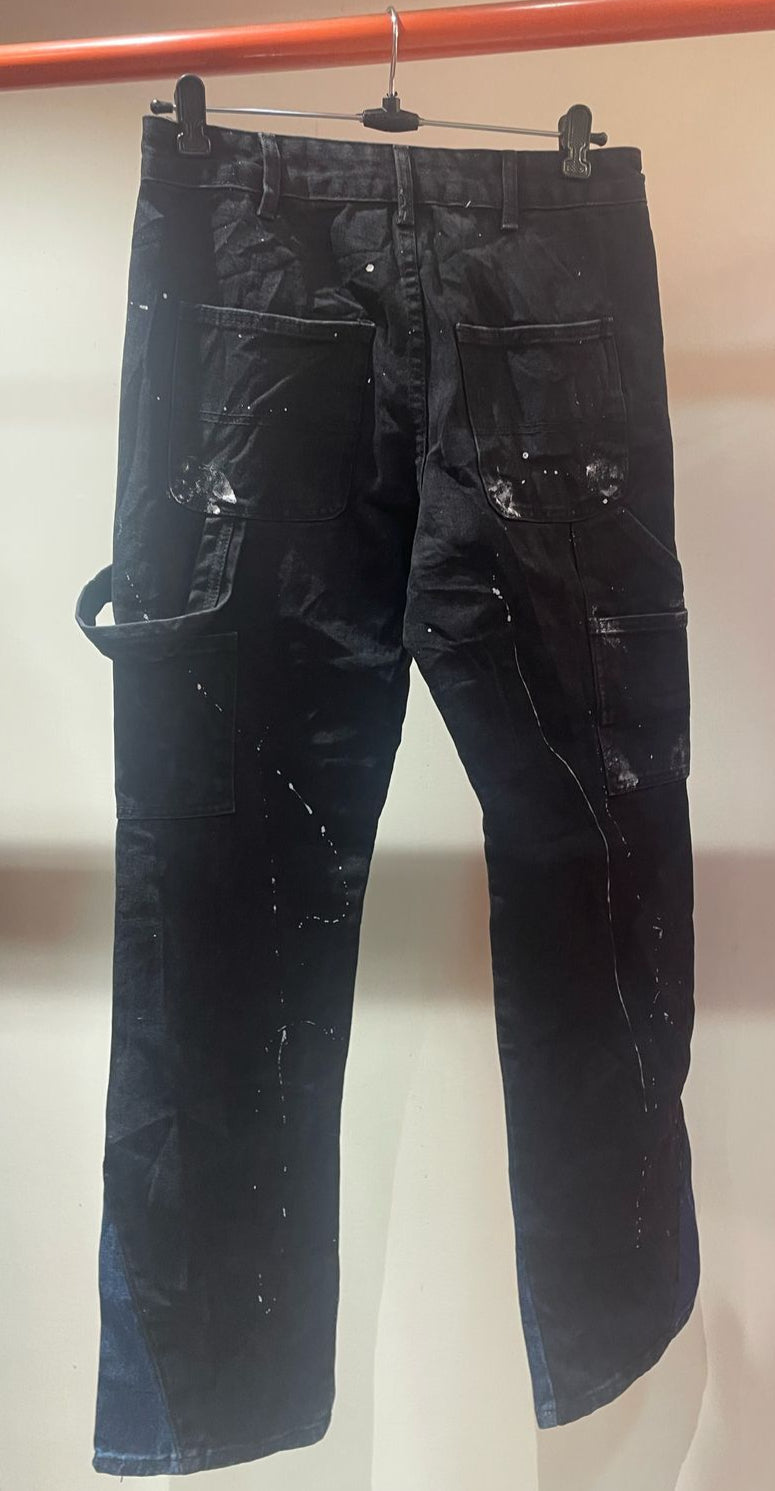 Black Distressed Unisex Denims