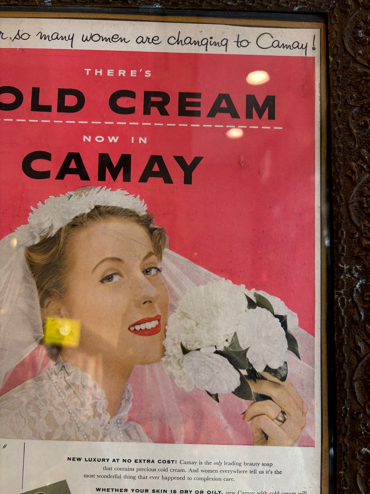 Cold Cream Camay Vintage Frame