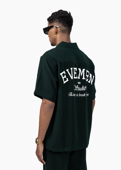 Evemen Green Bowling Shirt