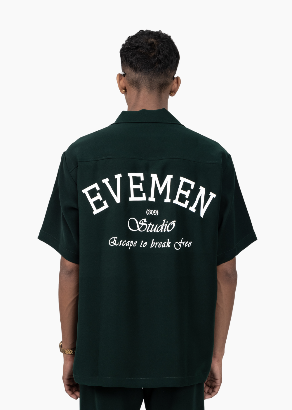 Evemen Green Bowling Shirt