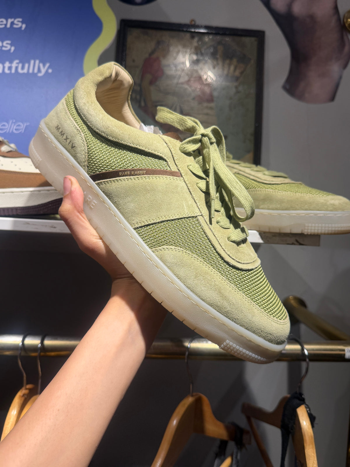 Rare Rabbit Men Rubio Textured Leather Sneaker
