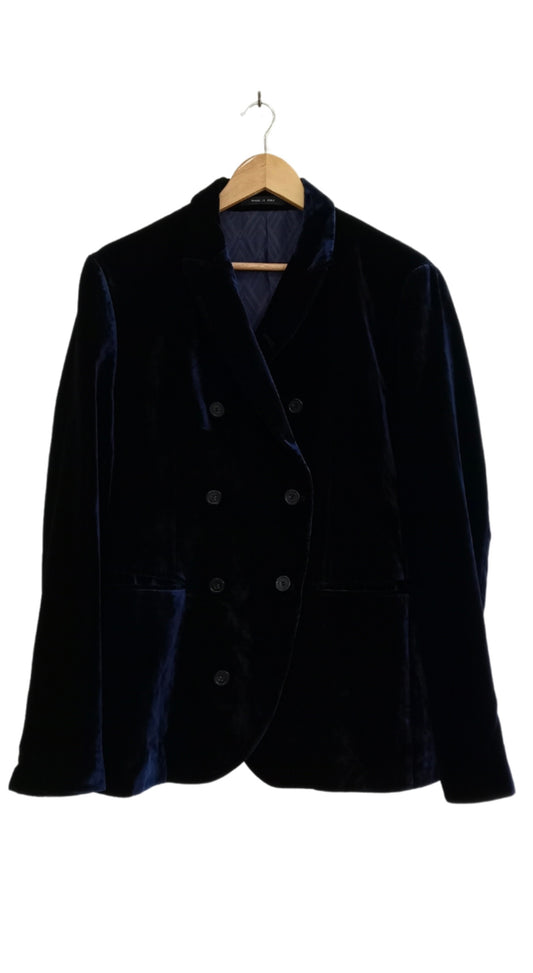 Emporio Armani Blue Velvet Jacket