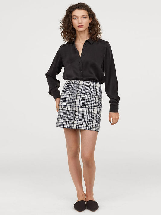 H&M Checked Skirt