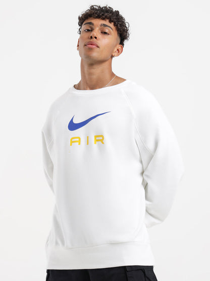 Nike Air White Sweatshirt