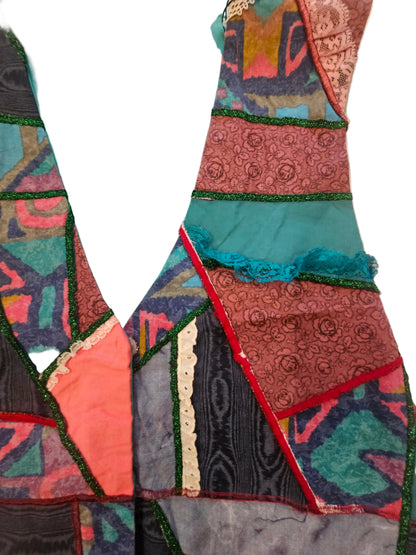 Bohemian Vintage Patchwork Vest