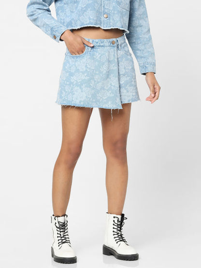 Only Denim Floral Shorts