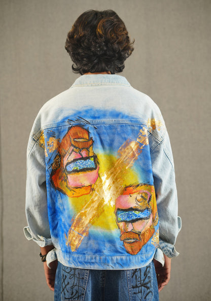 Light Van Gogh Denim Jacket