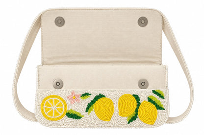 Lemondrop Beaded Bag