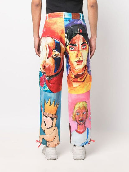 KidSuper Printer Faces Trousers