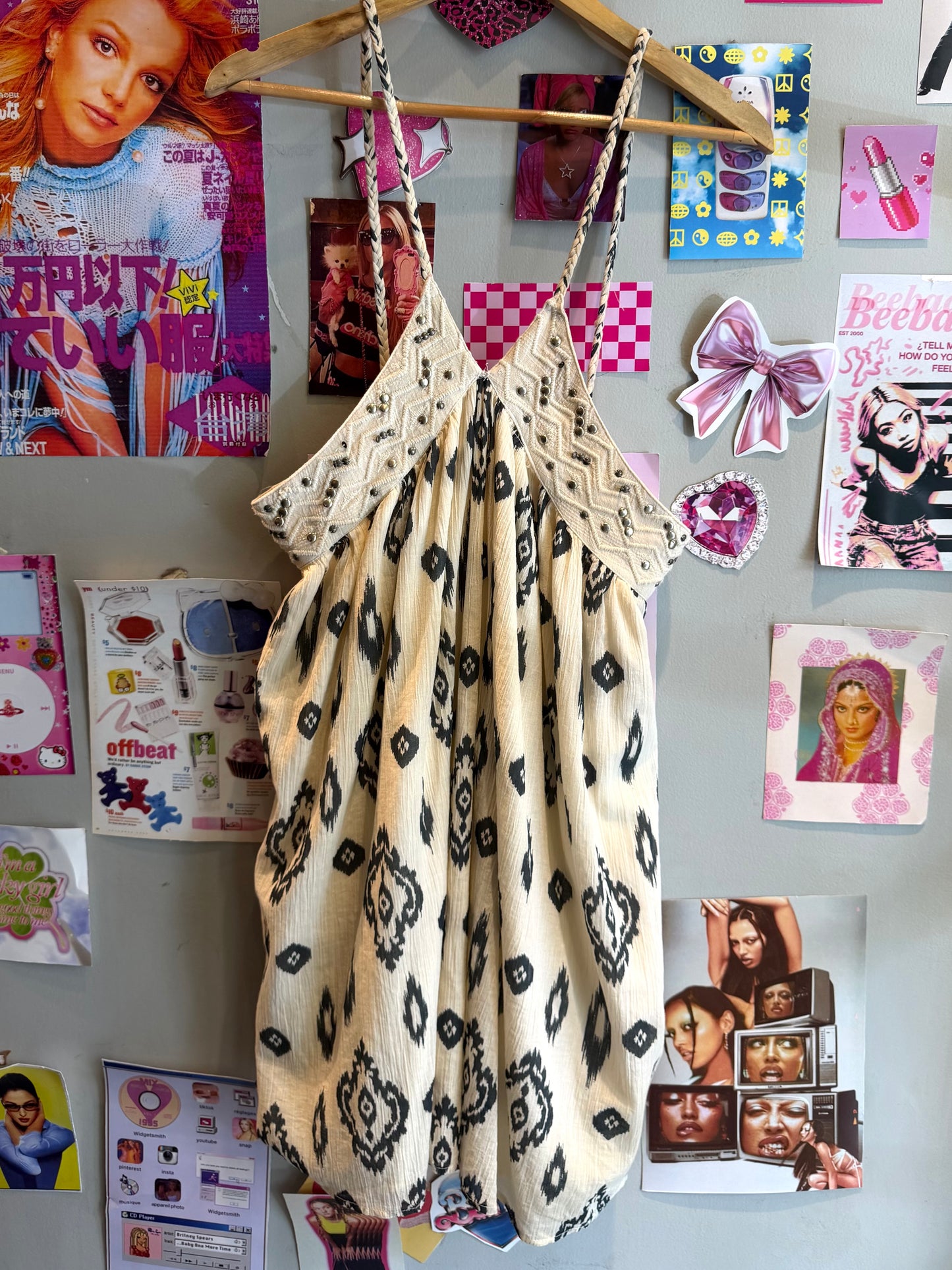 ZARA Printed Halter Dress