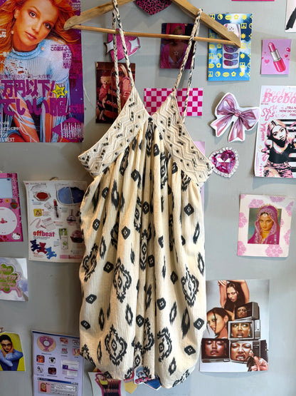 ZARA Printed Halter Dress
