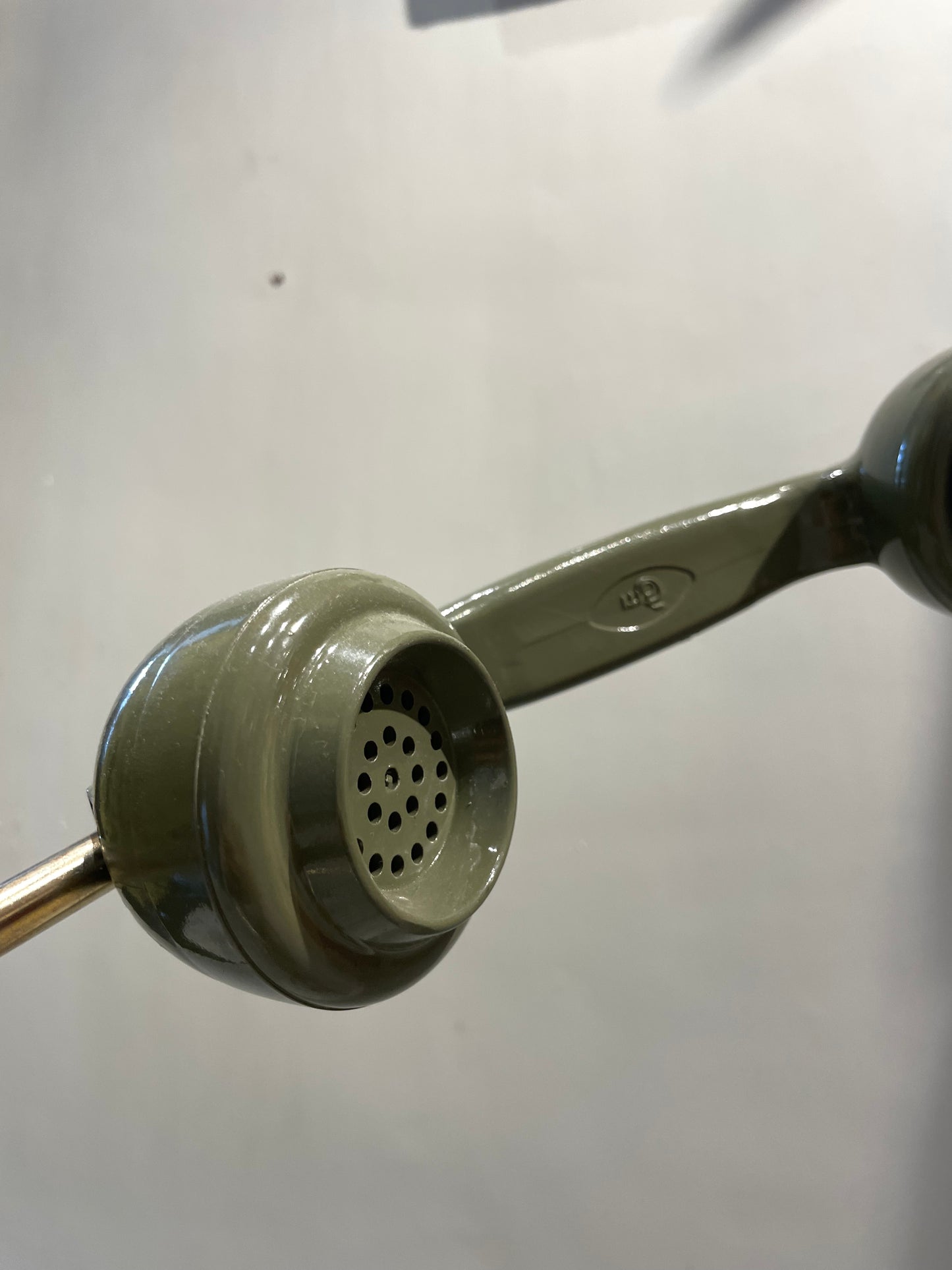 80s Rotary Phone Lamp (Olive)