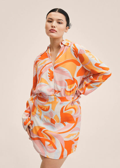 MNG Printed Dress