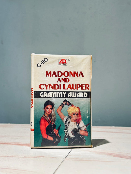 Madonna And Cyndi Lauper Grammy Award Cassette