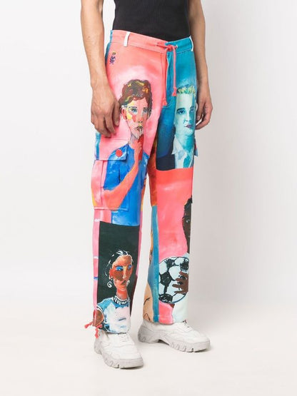 KidSuper Printer Faces Trousers