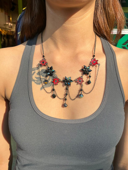 Onyx Waterfall Choker