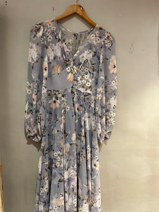 Forever New Blue Floral Dress
