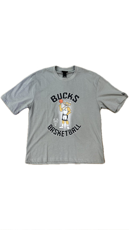 New Eras Grey Basketball tee