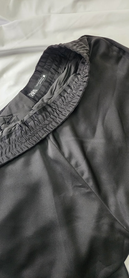 Zara Satin Black Pant
