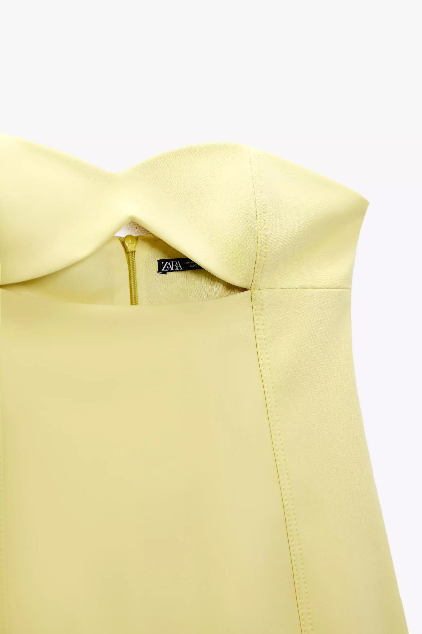 ZARA Strapless Cut-Out Dress