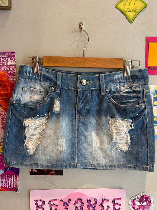 Y2K denim Skirt