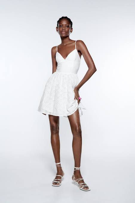 Zara White Dress