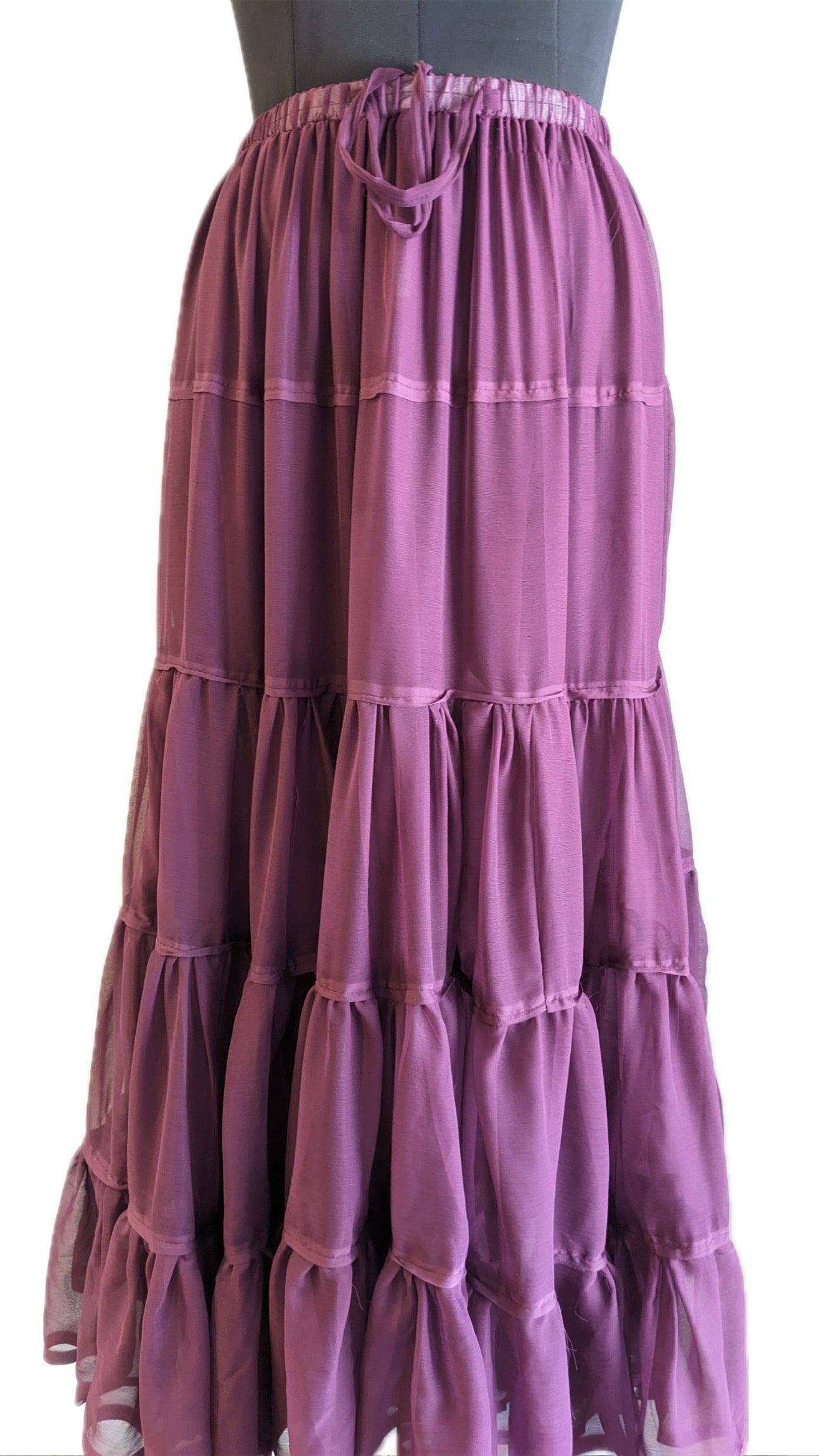 Purple Maxi Skirt