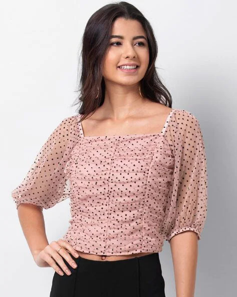 Faballey  Polkadot Top