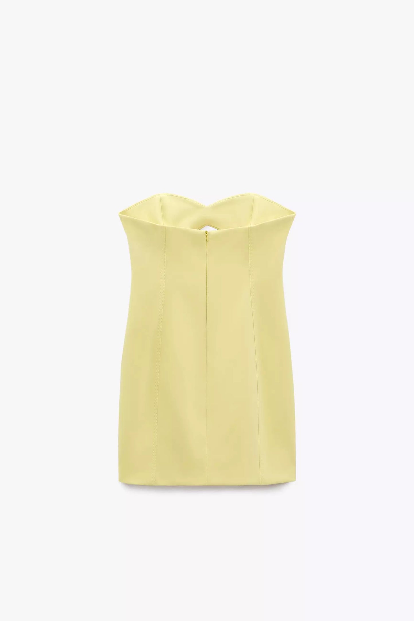 ZARA Strapless Cut-Out Dress