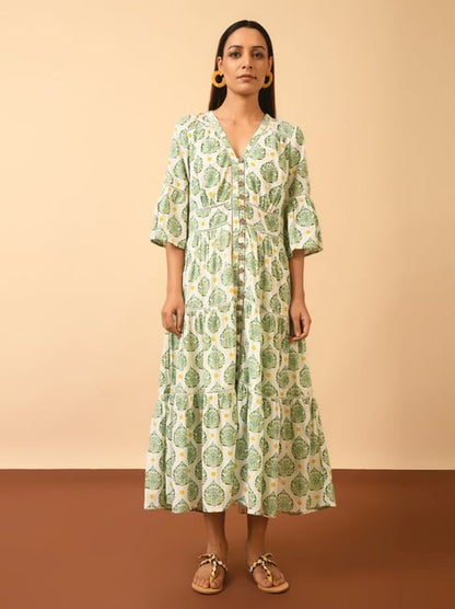 Grass & Sunshine Midi Dress