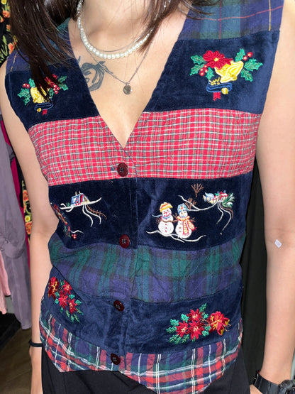 Christmas Vintage Vest