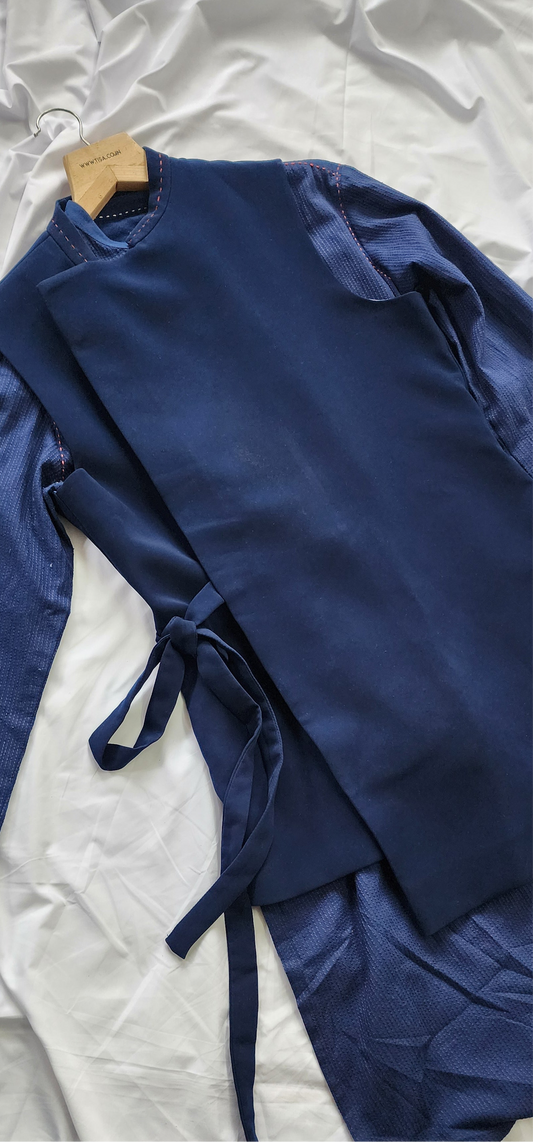 Tisa Blue Sherwani Set