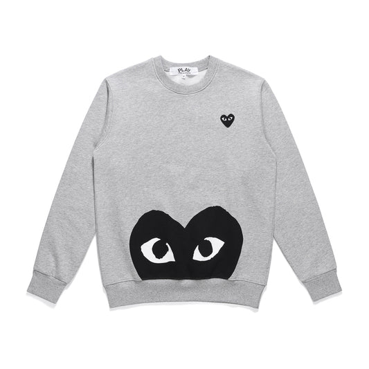 Comme Des Garcons Play Half Heart Sweatshirt ‘Grey’