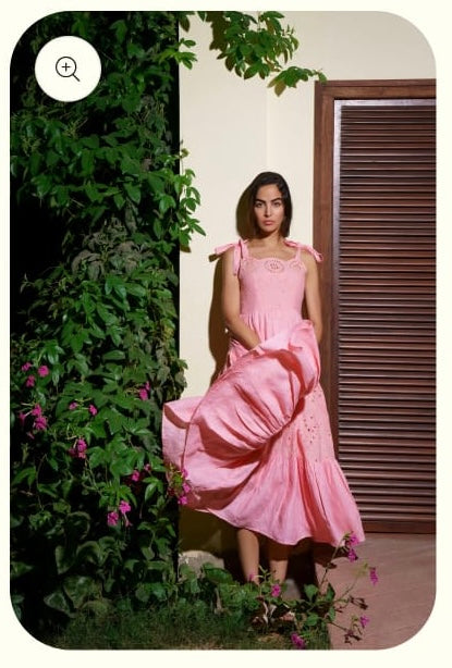 Headstrong Pink Midi Dress